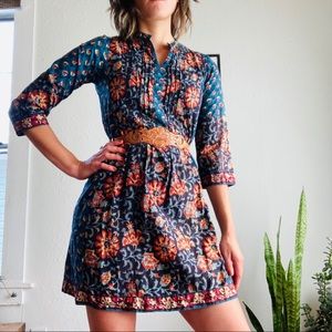 Indian cotton block-print kurta